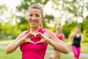 heathy heart through regular workouts