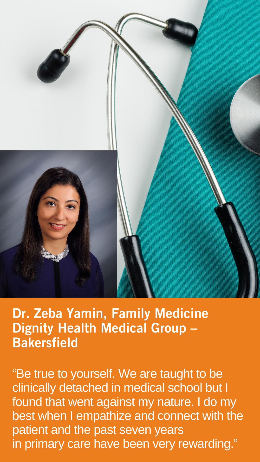 Zeba Yamin, MD, Family Medicine, Dignity Health Medical Group — Bakersfield