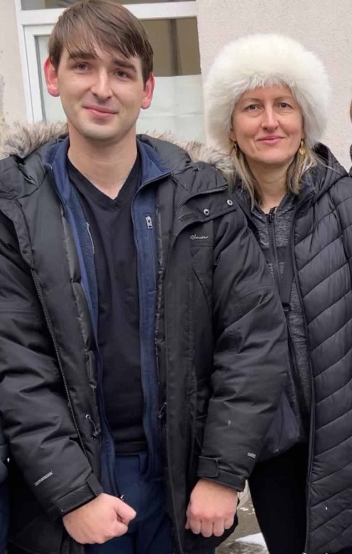 Liana Turkot, MD with her son, Oleg Turkot, MD